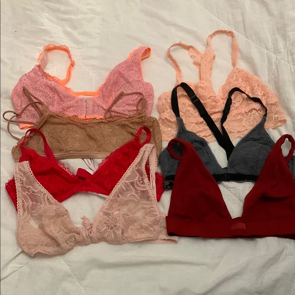 Victoria's Secret, PINK, and Skims bralette bundle